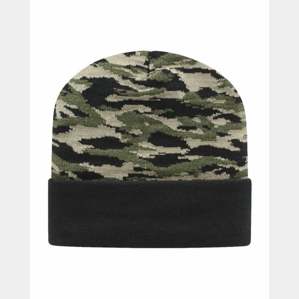 USA-Made Camo Cuffed Beanie Thumbnail