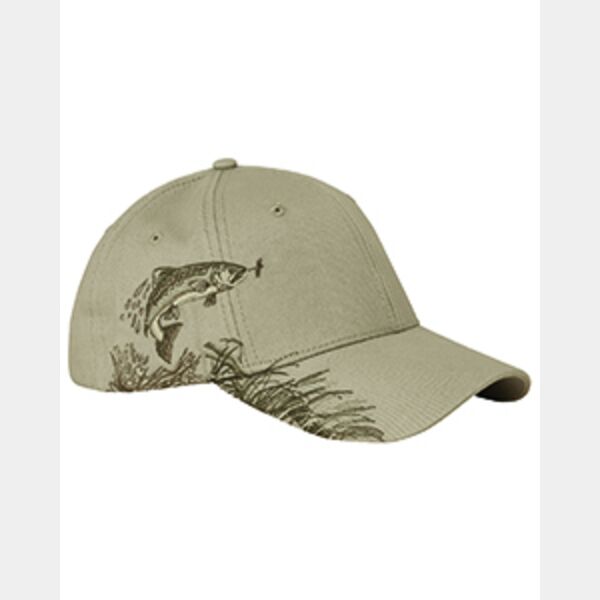 Brushed Cotton Twill Trout Cap Thumbnail