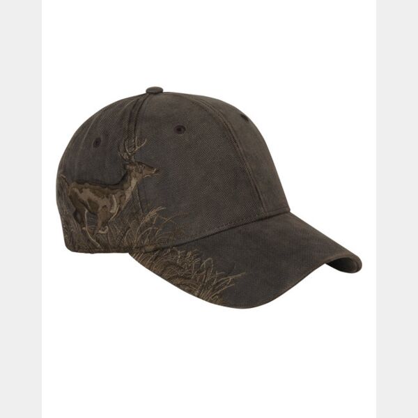 Running Buck Structured Mid-Profile Hat Thumbnail
