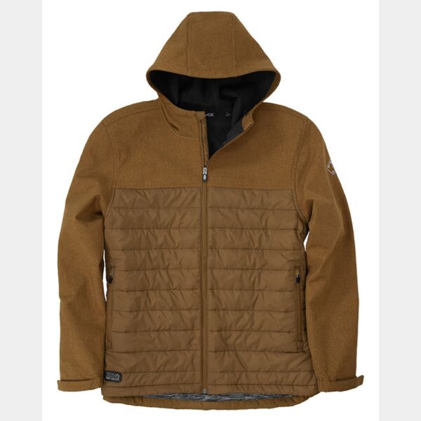 Men's Pinnacle Puffer Body Softshell Hooded Jacket Thumbnail