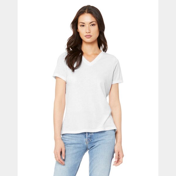 Ladies' Relaxed Triblend V-Neck T-Shirt Thumbnail