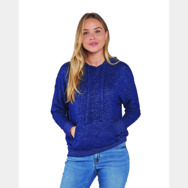Ladies' Cuddle Soft Hooded Sweatshirt Thumbnail
