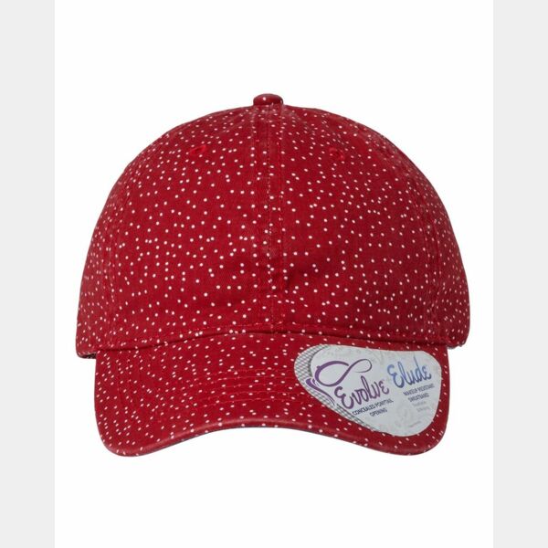 Women's Garment-Washed Fashion Print Cap Thumbnail