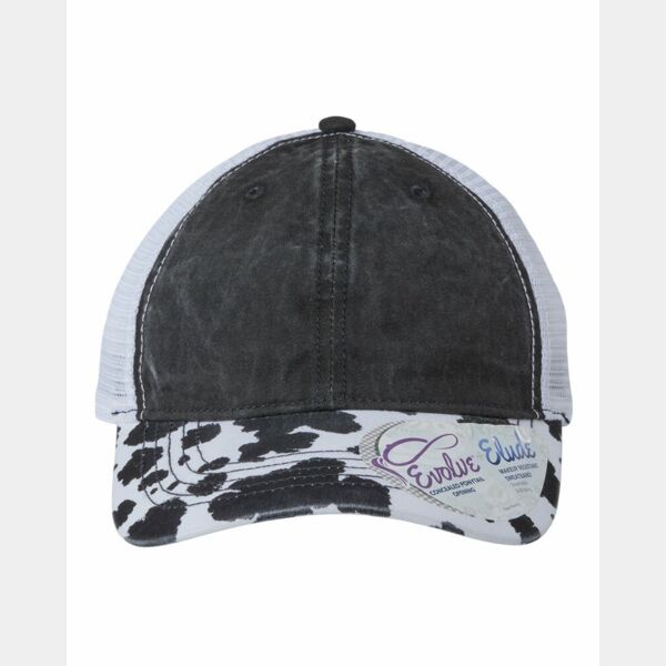 Women's Printed Bill with Mesh Back Cap Thumbnail