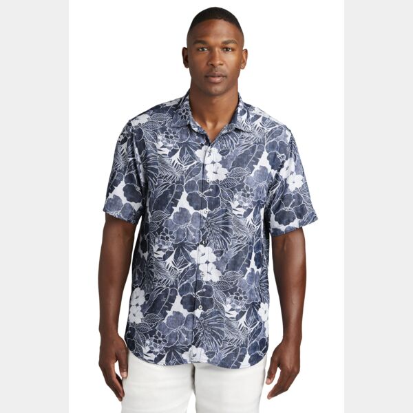 Coconut Point Playa Flora Short Sleeve Shirt Thumbnail