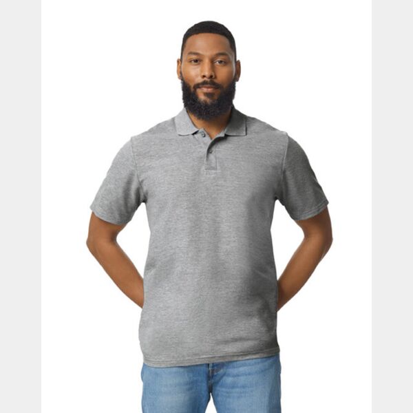Men's Softstyle Double Pique Polo Thumbnail