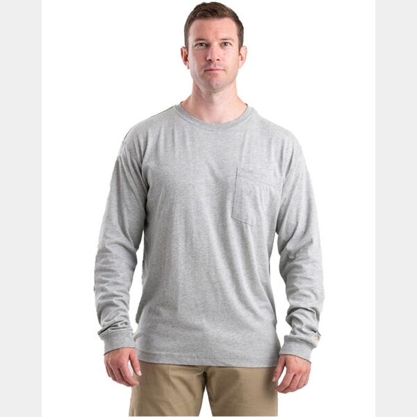 Unisex Performance Long-Sleeve Pocket T-Shirt Thumbnail