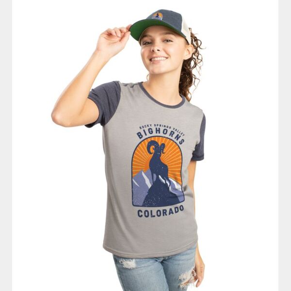 Ladies Gameday Vintage Ringer Tee Thumbnail
