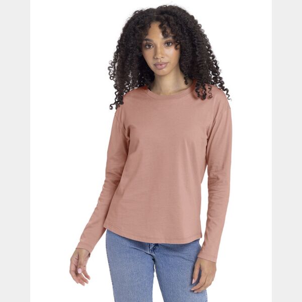 Ladies' Relaxed Long Sleeve T-Shirt Thumbnail