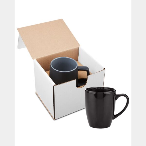 12oz Contemporary Challenger Café Ceramic Mug in Mailer Thumbnail