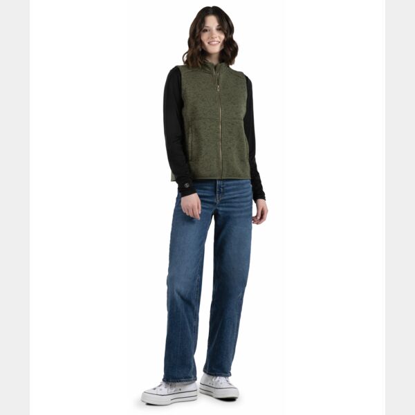 Ladies Alpine Sweater Fleece Vest Thumbnail