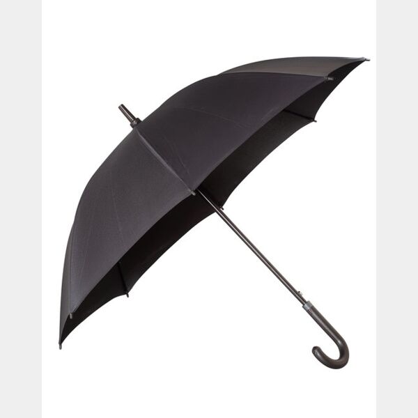Executive Umbrella With Curved Faux Leather Handle Thumbnail