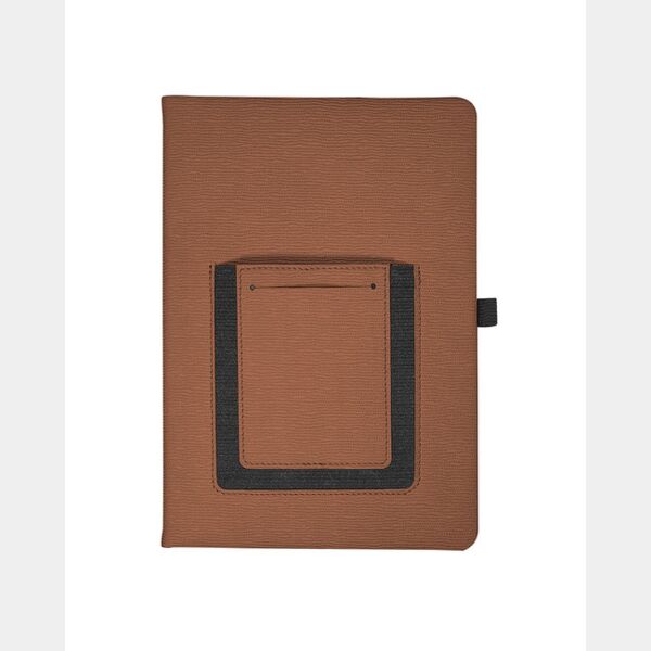 Roma Journal Notebook With Phone Pocket 5.625" X 8.25" Thumbnail