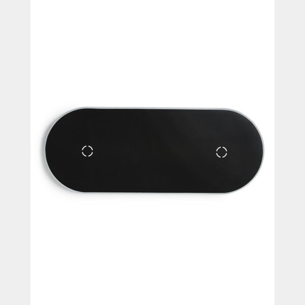 Light-Up-Your-Logo Duo Wireless Charging Pads Thumbnail