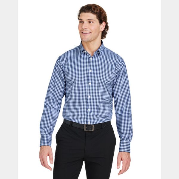CrownLux Performance® Men's Gingham Shirt Thumbnail