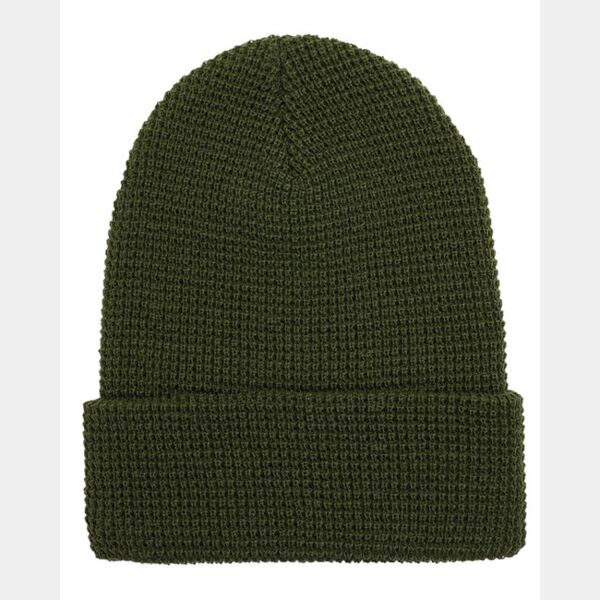 Waffle Cuffed Knit Beanie Thumbnail