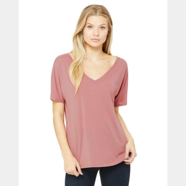 Ladies' Slouchy V-Neck T-Shirt Thumbnail