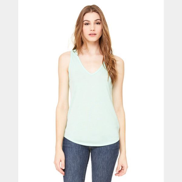 Ladies' Flowy V-Neck Tank Thumbnail