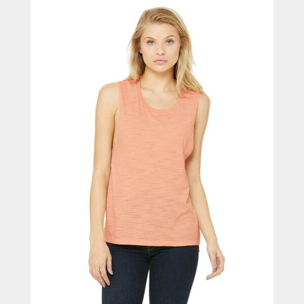 Ladies' Flowy Scoop Muscle Tank Thumbnail