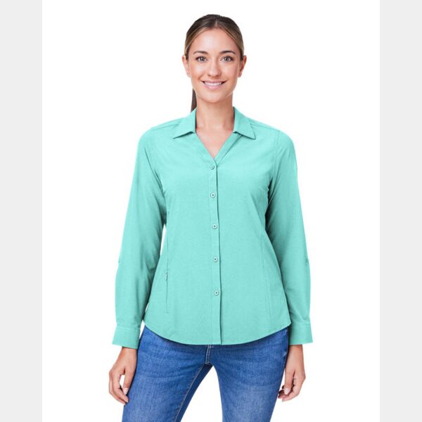 Ladies' Ultra UVP® Long-Sleeve Marina Shirt Thumbnail