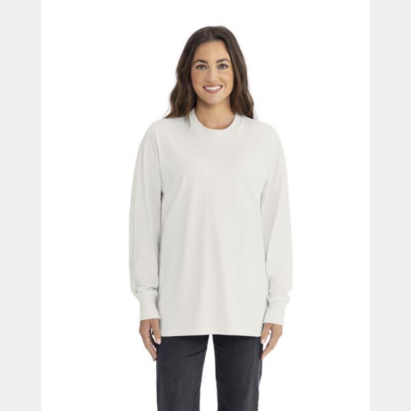 Unisex Heavyweight Cotton Long Sleeve T-Shirt Thumbnail