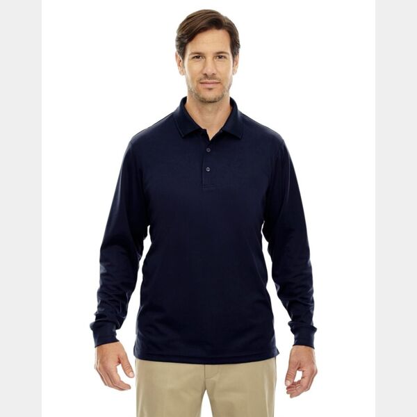 Men's Tall Pinnacle Performance Long Sleeve Piqué Polo Thumbnail
