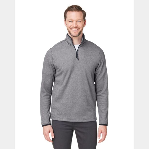 Men's Venture Heathered Stripe Quarter-Zip Pullover Thumbnail