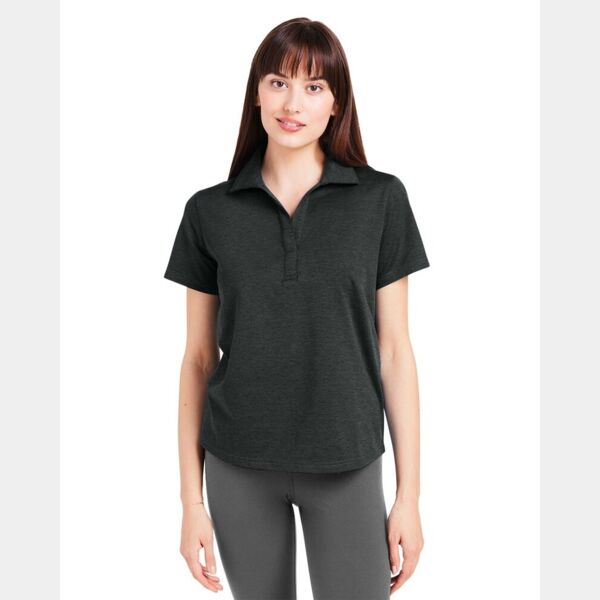 Women's Fairway Marbled Jersey Polo Thumbnail