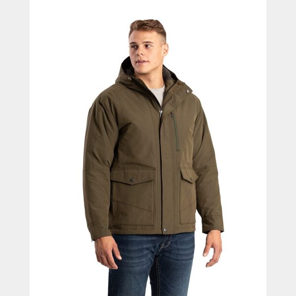Men's Highland Quilt-Lined Micro-Duck Hooded Jacket Thumbnail