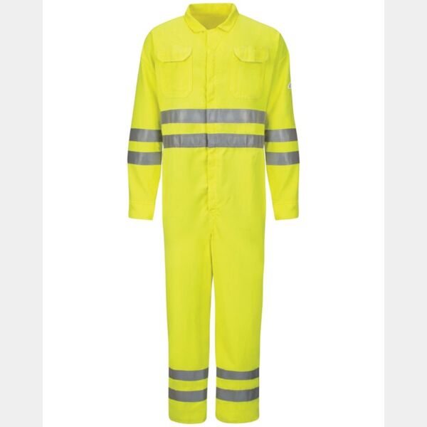 Men's Hi-Vis Deluxe Coverall with Reflective Trim - CoolTouch® 2 - 7 oz. Thumbnail
