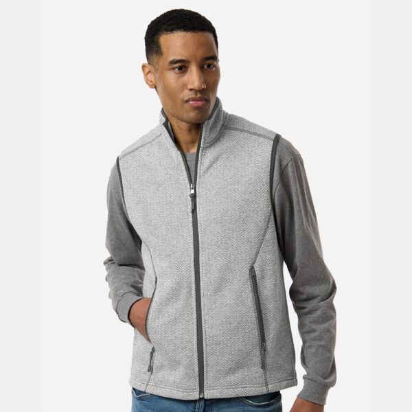 Men's Jasper Jacquard Fleece Vest Thumbnail