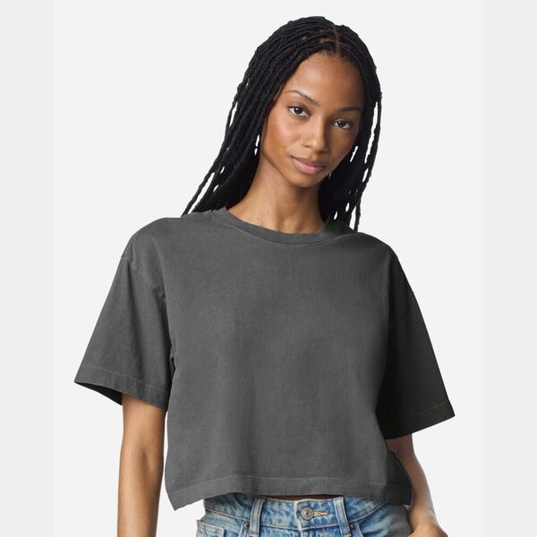 Women's Garment-Dyed Heavyweight Cropped Tee Thumbnail