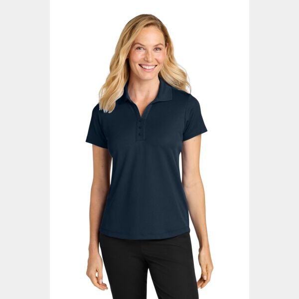 Women's Plaited Pique Polo Thumbnail