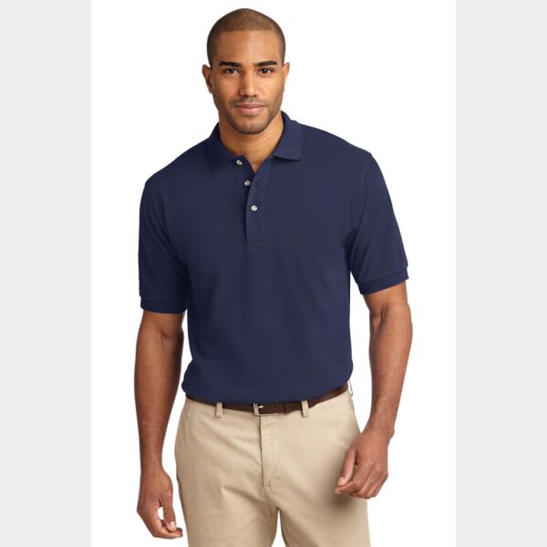 Tall Heavyweight Cotton Pique Polo Thumbnail