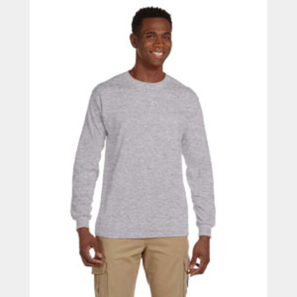 Adult Ultra Cotton® Long-Sleeve Pocket T-Shirt Thumbnail