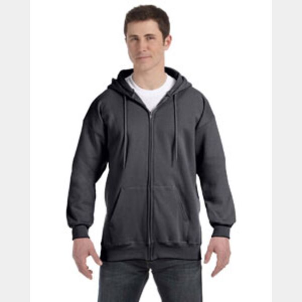 Adult Ultimate Cotton® Full-Zip Hooded Sweatshirt Thumbnail