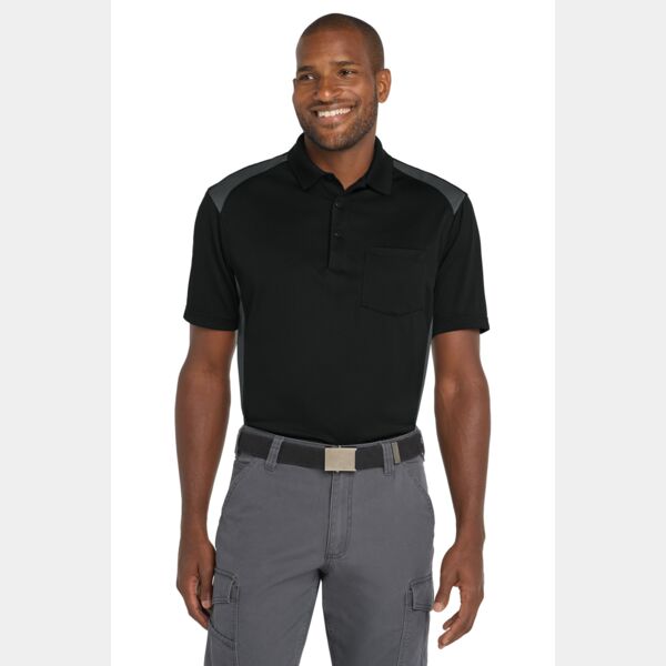Select Snag Proof Two Way Colorblock Pocket Polo Thumbnail