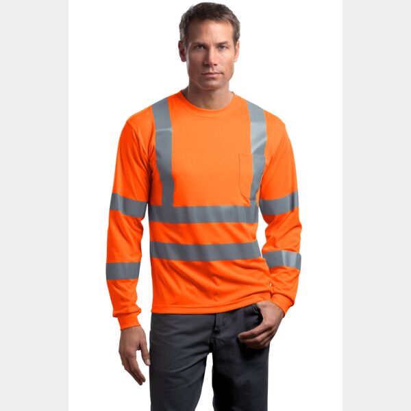 Ansi 107 Class 3 Long Sleeve Snag Resistant Reflective T Shirt Thumbnail