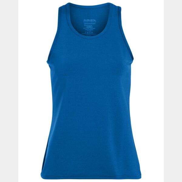 Girls' Polyester Spandex Racer Tank Thumbnail