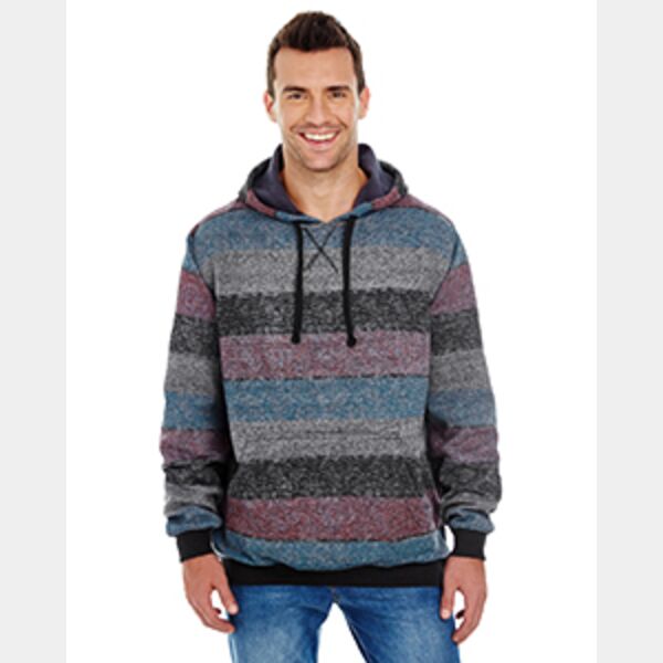 Men's Printed Stripe Marl Pullover Thumbnail