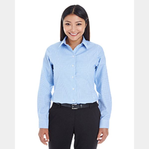 Ladies' Crown Collection® Royal Dobby Woven Shirt Thumbnail