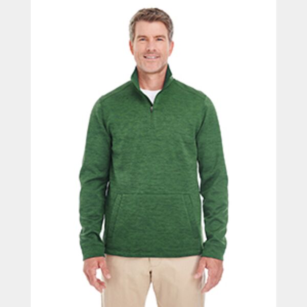 Men's Newbury Mélange Fleece Quarter-Zip Thumbnail