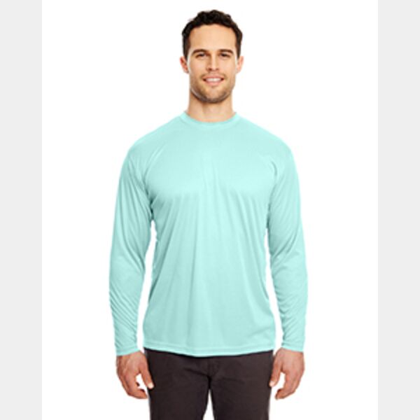 Adult Cool & Dry Sport Long-Sleeve Performance Interlock T-Shirt Thumbnail
