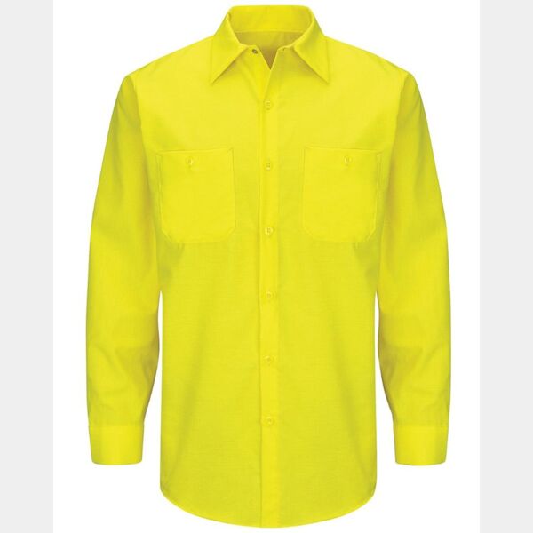 Men's Enhanced & Hi-Visibility Long Sleeve Work Shirt Thumbnail