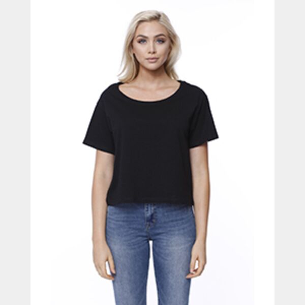 Ladies' Boxy Cotton T-Shirt Thumbnail
