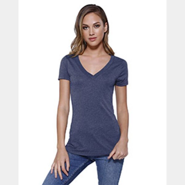 Ladies' Triblend V-Neck T-Shirt Thumbnail