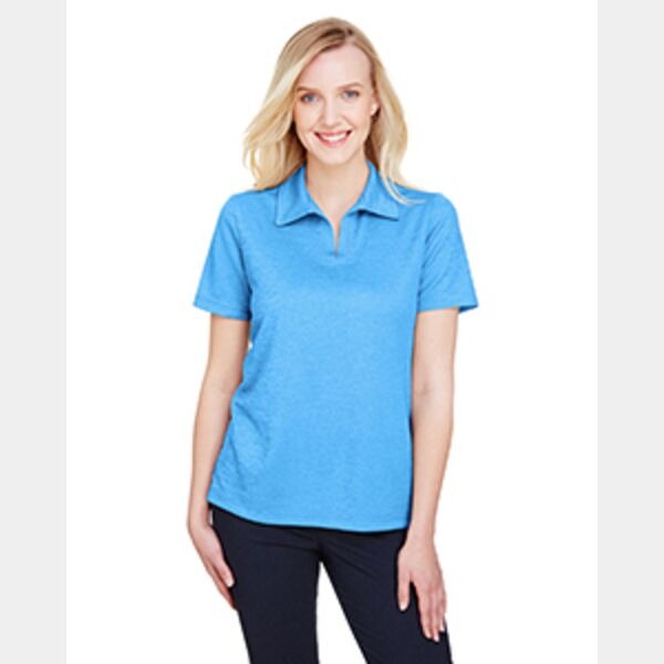 CrownLux Performance® Ladies' Address Melange Polo Thumbnail