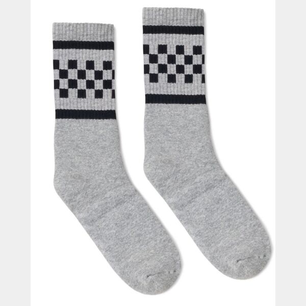 USA-Made Checkered Crew Socks Thumbnail