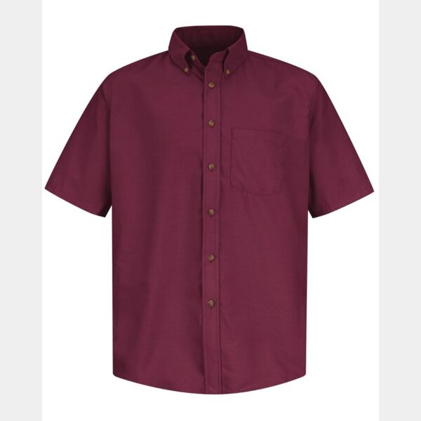 Men's Tall Poplin Short Sleeve Dress Shirt Thumbnail