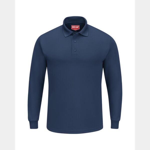 Men's Long Sleeve Performance Knit Polo Thumbnail